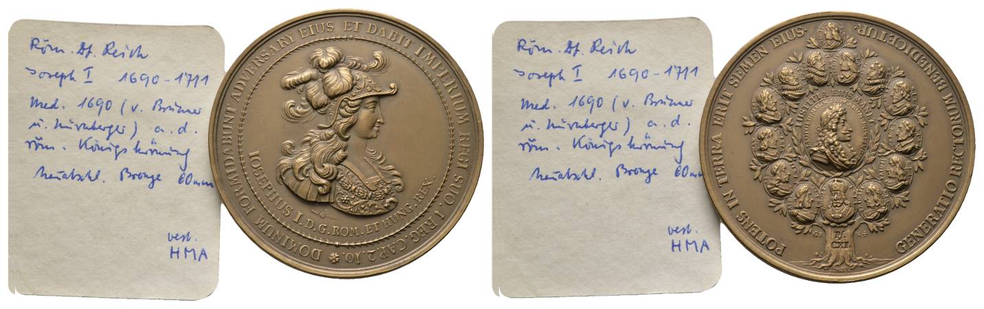  RDR, Bronzemedaille Nachprägung um 1914; 71,07 g, Ø 58,5 mm   