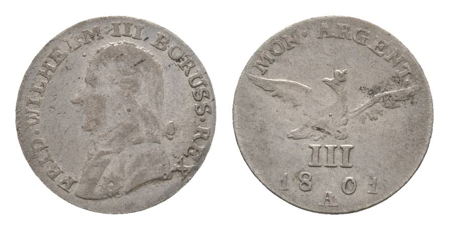  Altdeutschland, 1 Kleinmünze 1801   