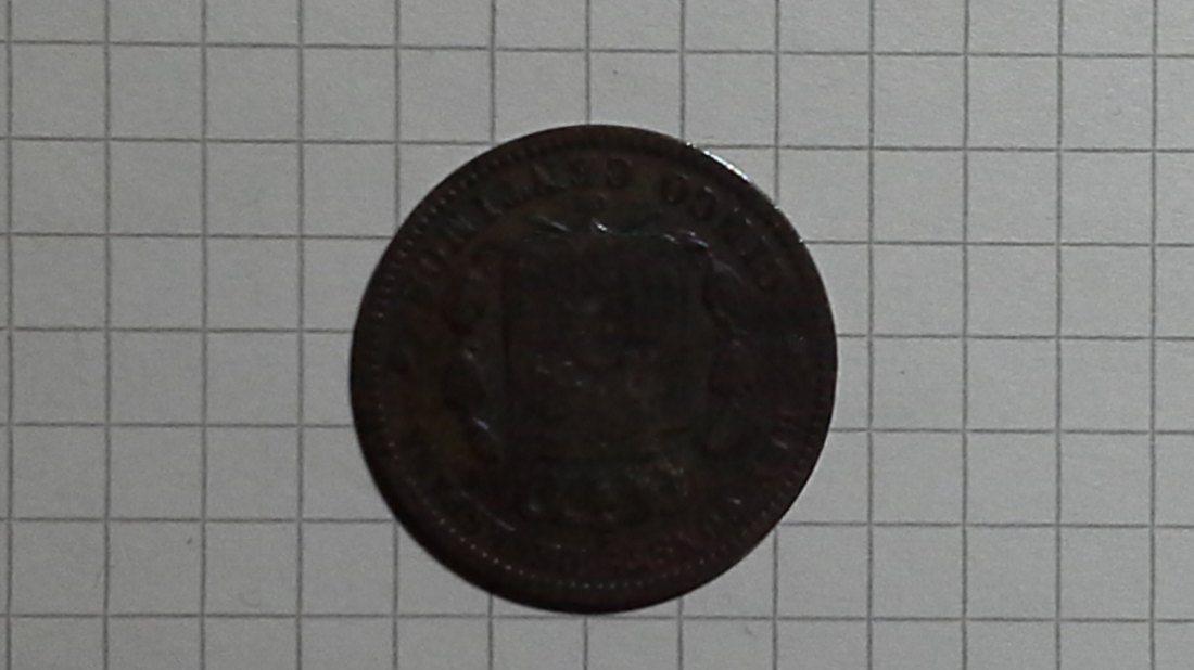 5 Centimos Spanien 1877 (k509)   