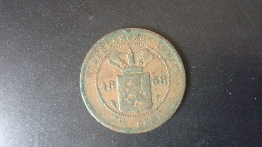  2 1/2 Cent Niederländisch-Indien 1858 (k546)   