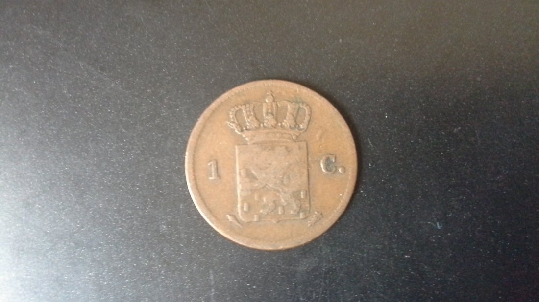 1 Cent Niederlande 1822 (k552)   