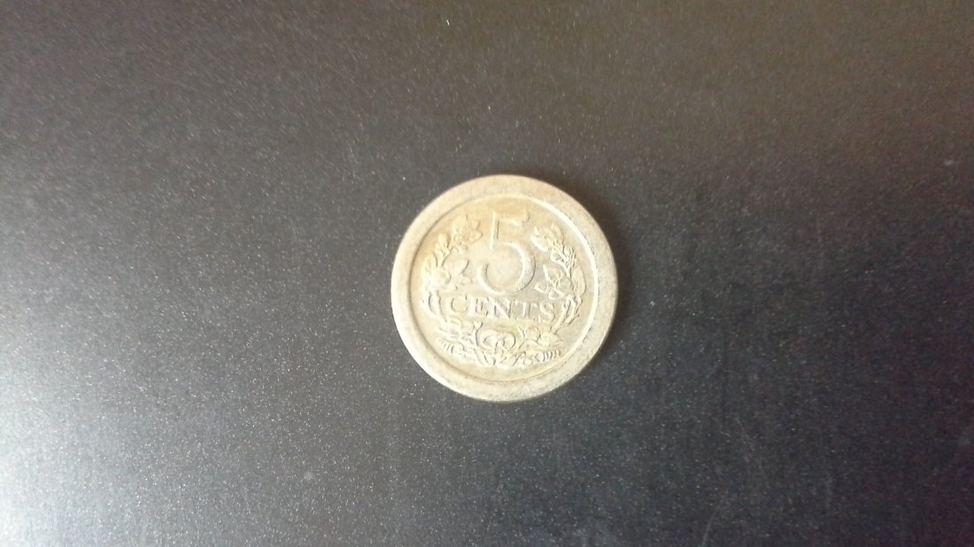  5 Cent Niederlande 1907 (k565)   