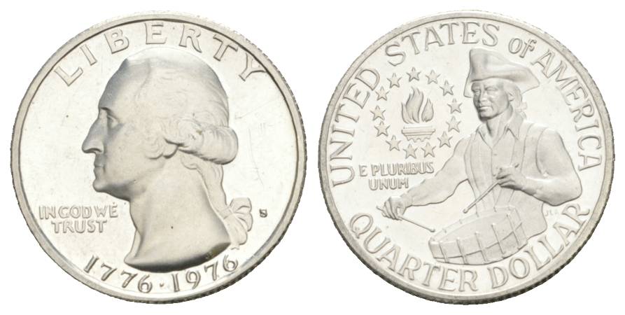  USA, 1/4 Dollar 1976   