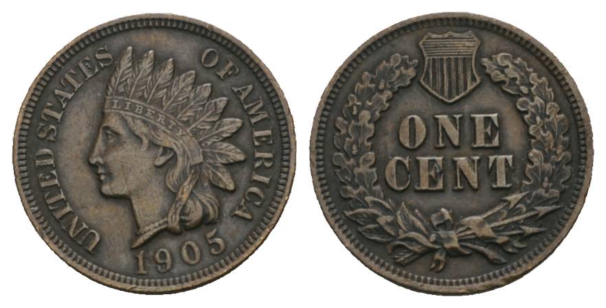  USA, 1 Cent 1905   