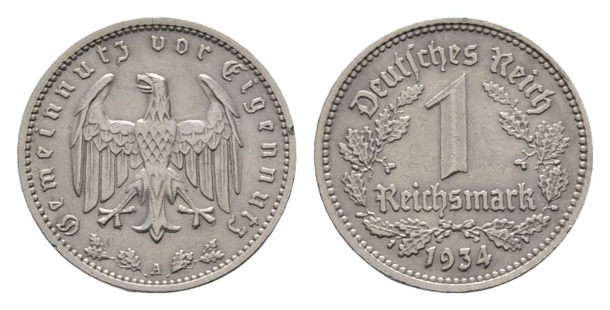  Deutsches Reich, 1 Reichsmark   