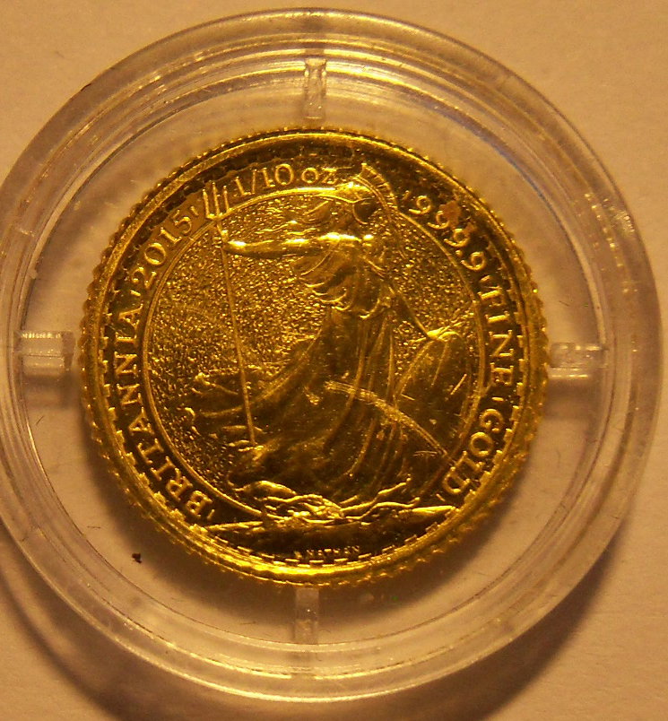Britannia Goldmünze 999,9/1000 1/10 OZ 2015