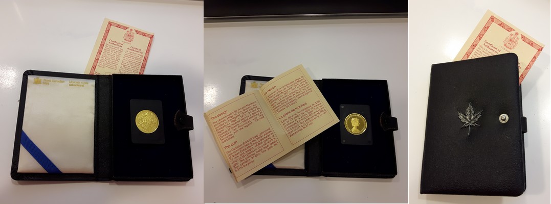 Kanada MM-Frankfurt Feingewicht: 15,55g Gold 100 Dollar 1977 vorzüglich aus PP