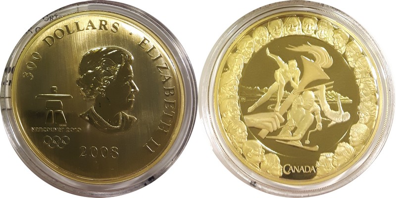 Kanada MM-Frankfurt Feingewicht: 34,98 Gold 300 Dollar 2008 PP