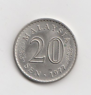  20 Sen Malaysia 1977 (B858)   