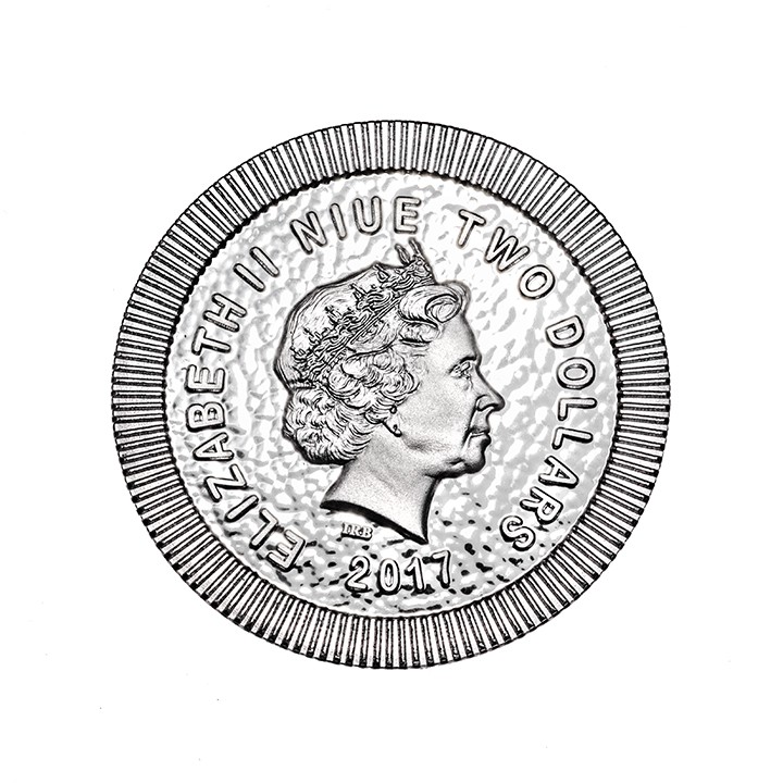 Niue Eule von Athen 1 oz 2 $ 2017 Silber stempelglanz