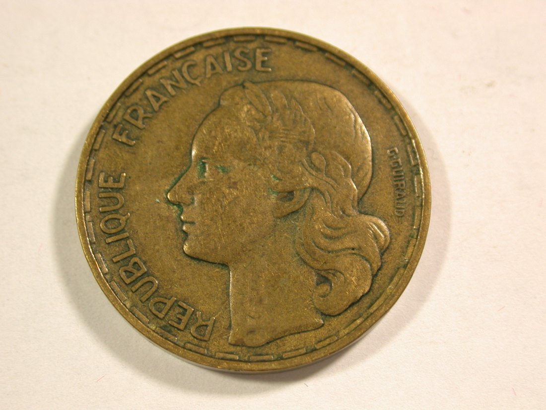  B12 Frankreich  50 Francs 1953 in ss   Originalbilder   
