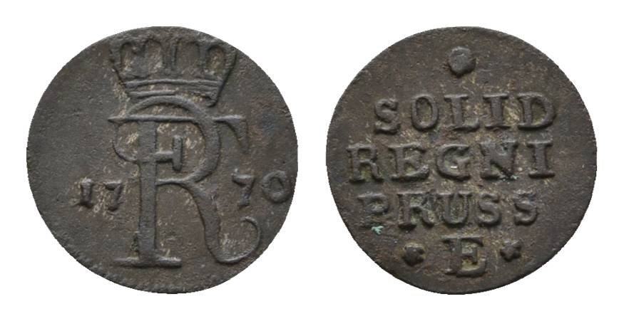  Brandenburg-Preußen, Schilling 1770 E   