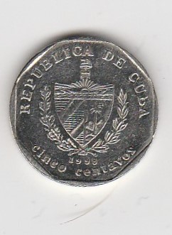  5 centavos Kuba 1998 (B865)   