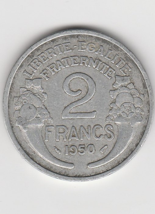  Frankreich 2 Francs 1950 (B896)   
