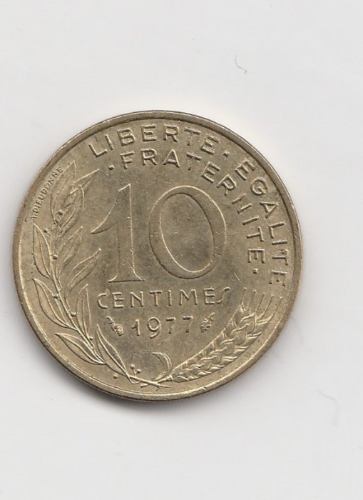  10 Centimes Frankreich 1977 (B908)   