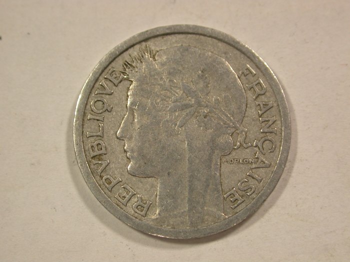  B43 Frankreich 1 Francs 1947 in ss   Originalbilder   