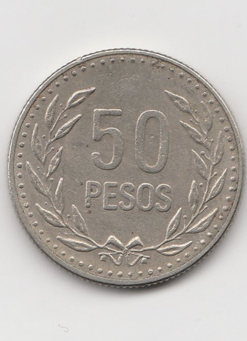  50 Peso Kolumbien 1990  (B932)   