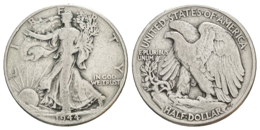  USA, 1/2 Dollar 1944   