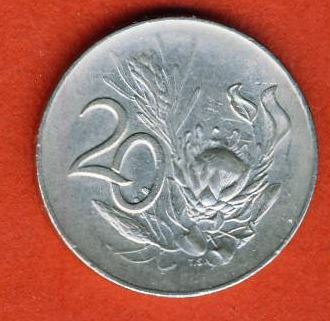  Südafrika 20 Cents 1965   