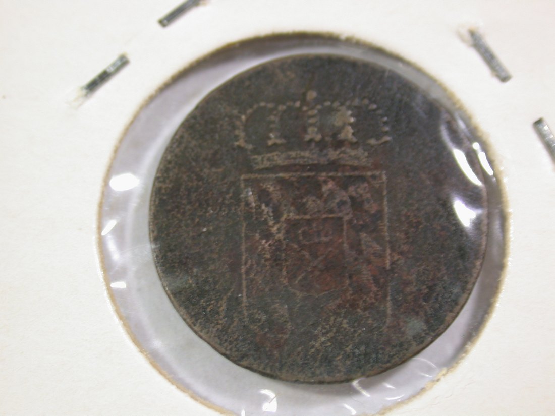  B44 Bayern  1 Pfennig  1829 in schön   Originalbilder   