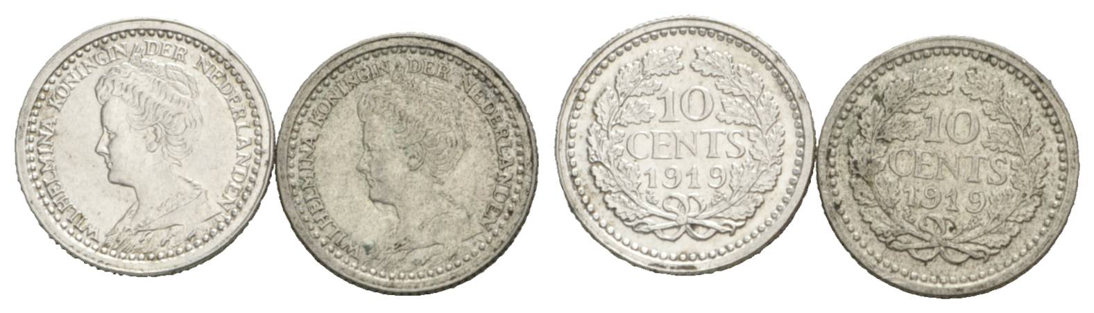  Niederlande, 2 Kleinmünzen   