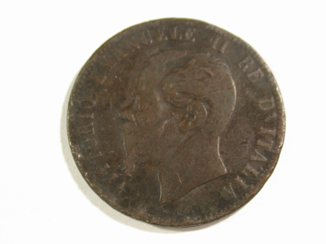  B45 Italien 10 Centesimi 1867 in s-ss   Originalbilder   