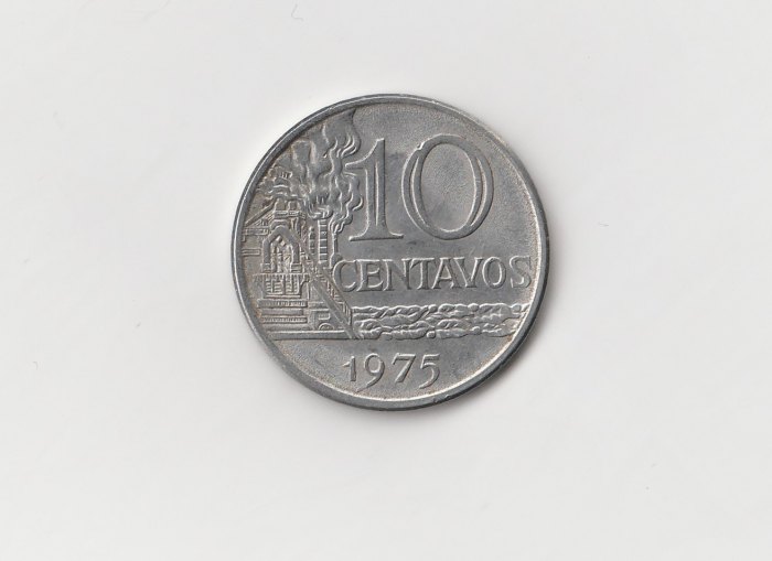  10 Centavos Brasilien 1975 (K324)   