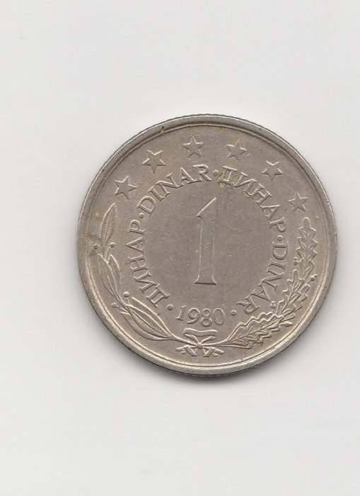  1 Dinar Jugoslawien 1980 (K358)   