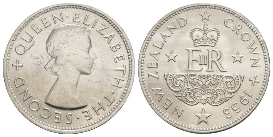  New Zealand, Crown 1953   