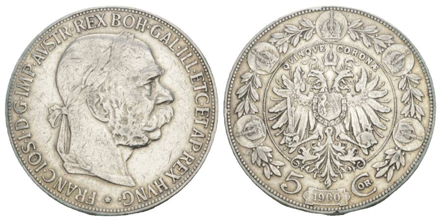  Österreich, 5 Kronen 1900   