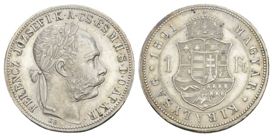  Ungarn, 1 Forint 1891   