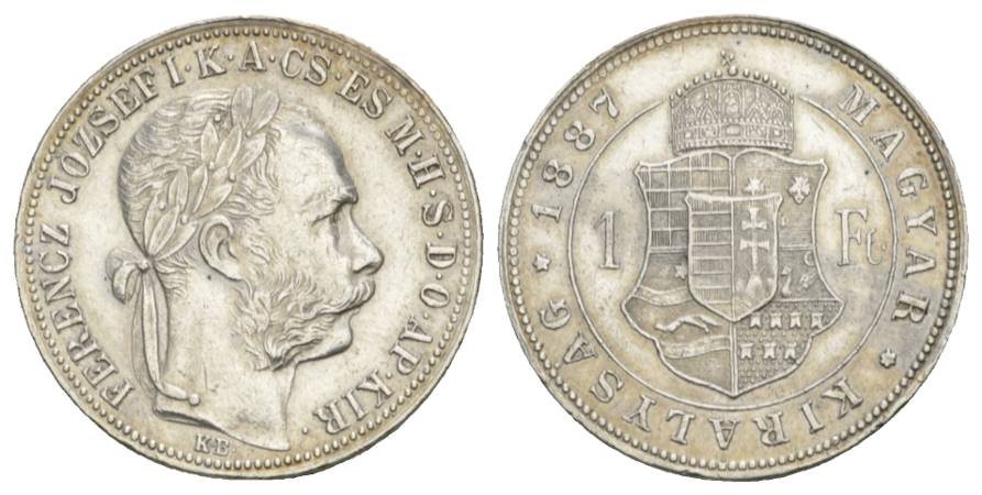  Ungarn, 1 Forint 1887   