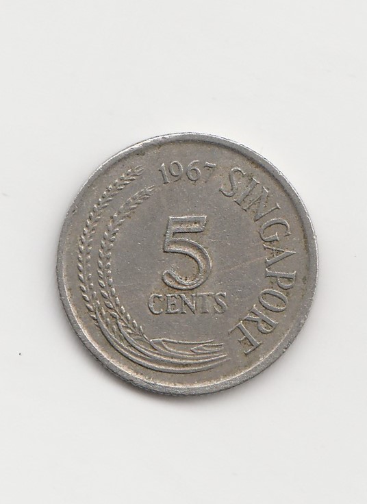  5 Cent Singapore 1967 (K413)   
