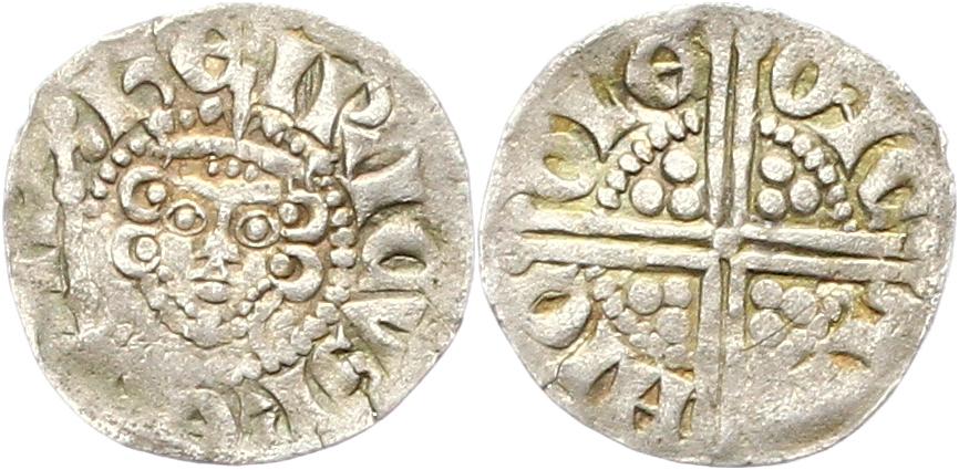  7832 England Heinrich III. (1247 - 1272) Penny  schön   