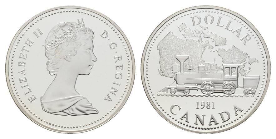  Canada, Dollar 1981; PP, AG   