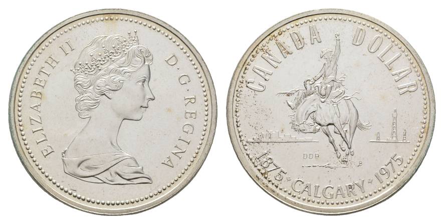  Canada, Dollar 1975, AG   