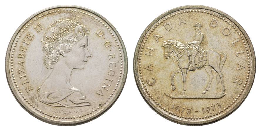  Canada, Dollar 1973, AG   