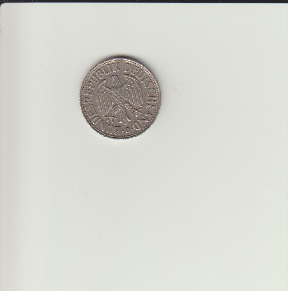  Deutschland 1 DM 1968 D in ss.   
