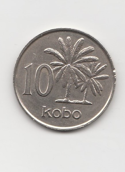  10  Kobo Nigeria 1976 (K545)   