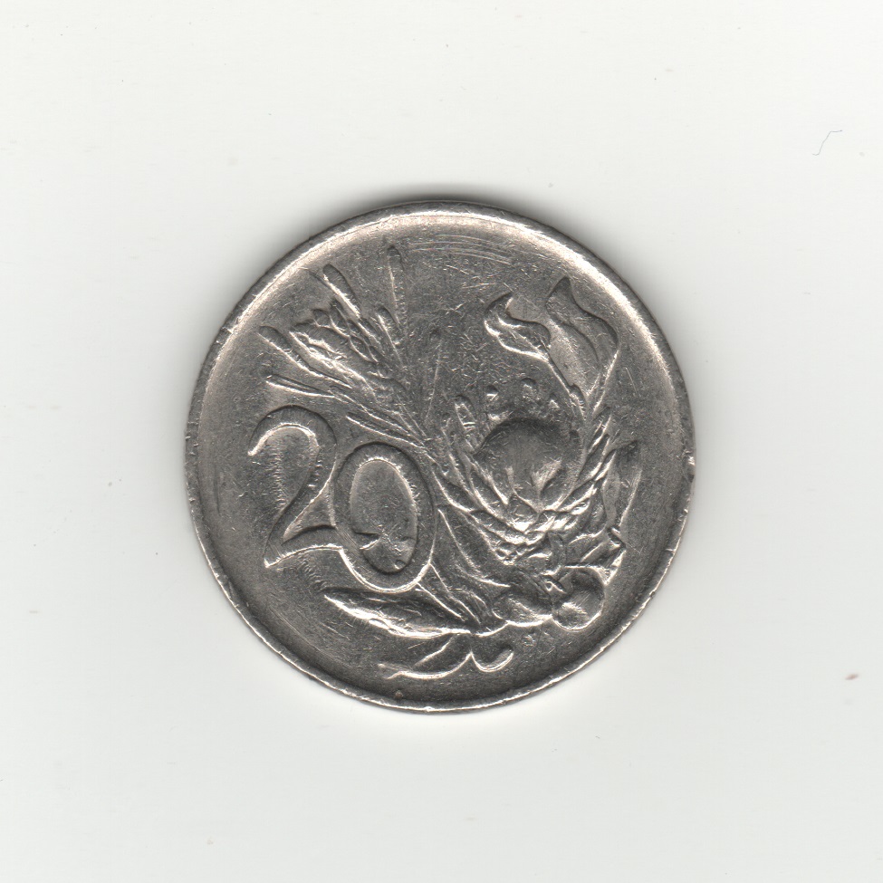  Südafrika 20 Cents 1975   
