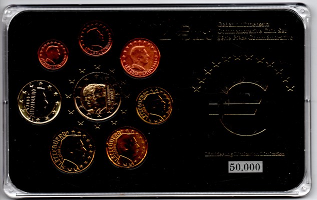  Luxemburg  Euro-Kursmünzensatz 2008  FM-Frankfurt  stempelglanz   