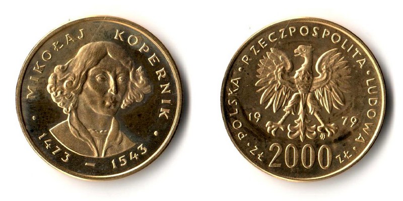Polen MM-Frankfurt Feingewicht: 7,20g Gold 2000 Zloty 1979 PP/vorzüglich