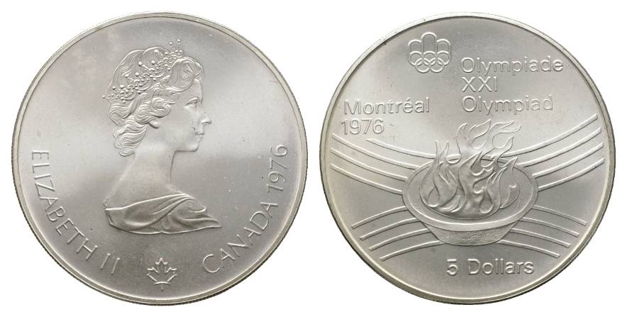  Canada, 5 Dollar 1976   