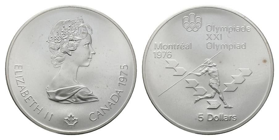  Canada, 5 Dollar 1975   