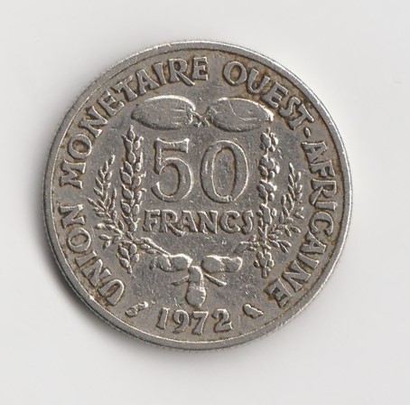  50 Franc Zentralafrikanische Staaten 1972 (K650)   