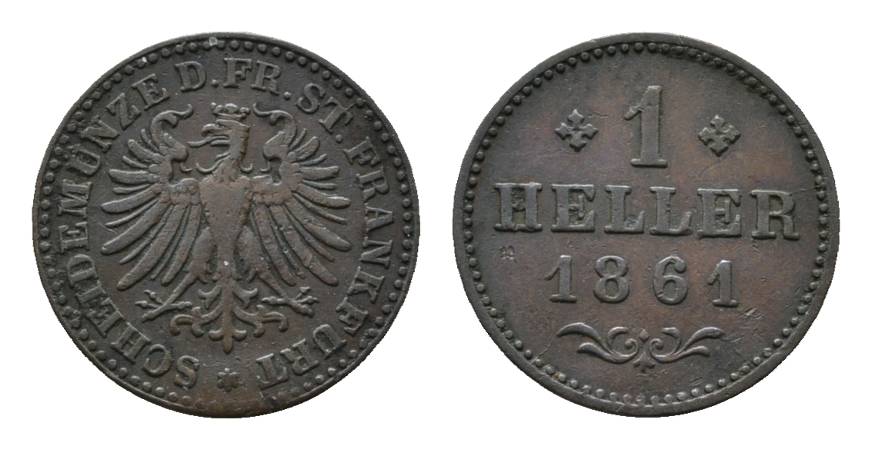  Altdeutschland, Kleinmünze 1861   