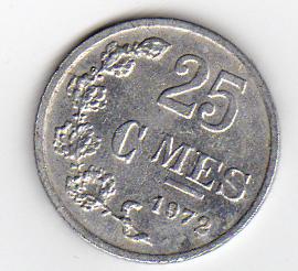 Luxemburg  25 Centimes 1972 
