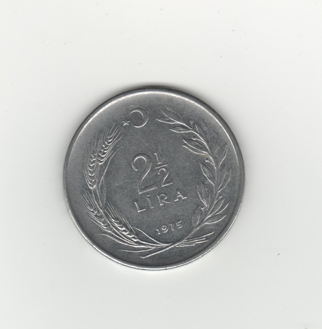  Türkei 2 1/2 Lira 1975   