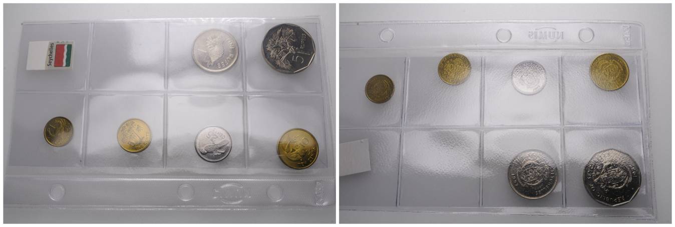  Seychellen, 6 Kleinmünzen   