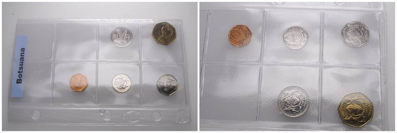  Botswana, 5 Kleinmünzen   